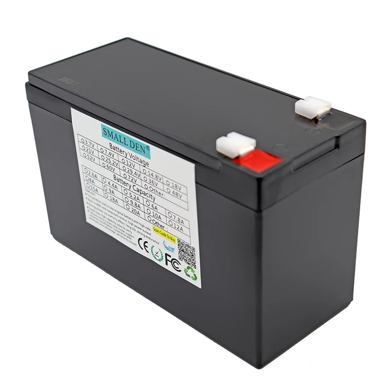 12V 12Ah 18650 lithium-ion accu, 12v spuitapparaat, ononderbroken voeding, kinderautoaccu met 20A BMS + 3A oplader: Blauw
