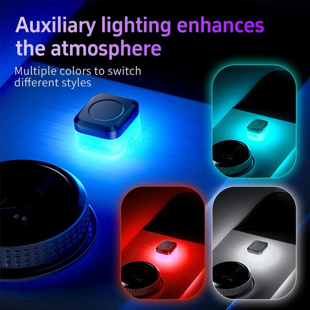 USB Ambient Light Mini USB Light Car RGB LED Interior accessory Portable Laptop Keyboard Light Home Office Decoration Night Lamp