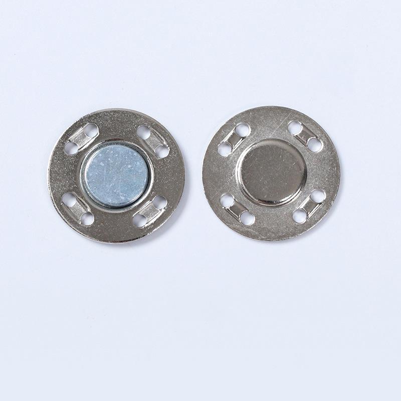 A pair Magnet Buttons Sewing Supplies Magnetic Clothing Invisible Magnet Buttons Metal Buttons Handmade DIY Clothing Decoration: 03 / 20mm