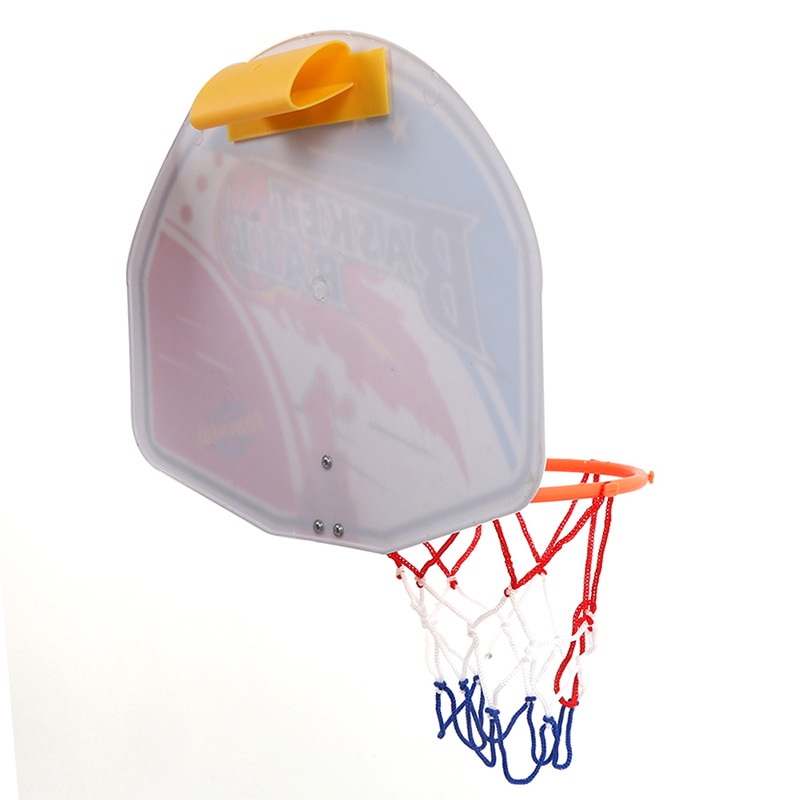 Plast hængende basketball netball hoop basketball box mini basketball bord legetøj rebounds indendørs justerbar 27*21cm
