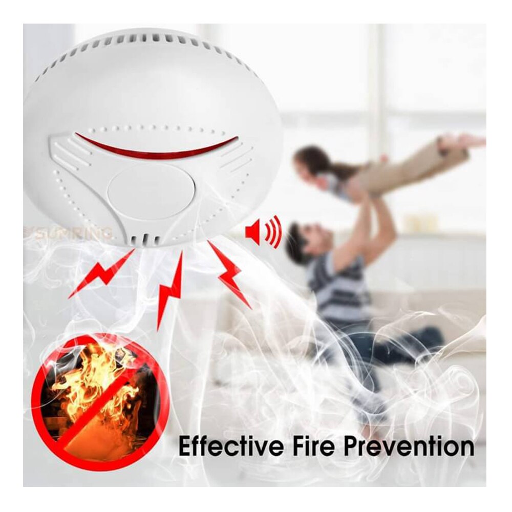 10 Years Smoke Detector Alarm EN14604 And CE Approved Stand Alone Smoke Sensor Kidde With Lithium Battery
