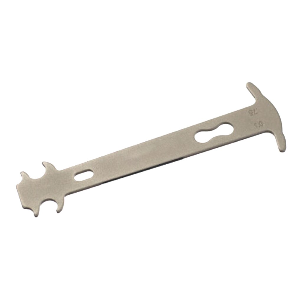 Bicycle Chain Wear Checker Indicator Repair Tool Mountain Road Chains Gauge Measurement Ruler Bicycle Accessories: Silver