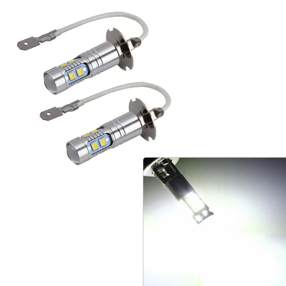 H1/h32 stuks led-koplamp, waterdicht, superheldere mistlamp, dagrijverlichting, nachtmistlamp, 6000k witte auto-accessoires