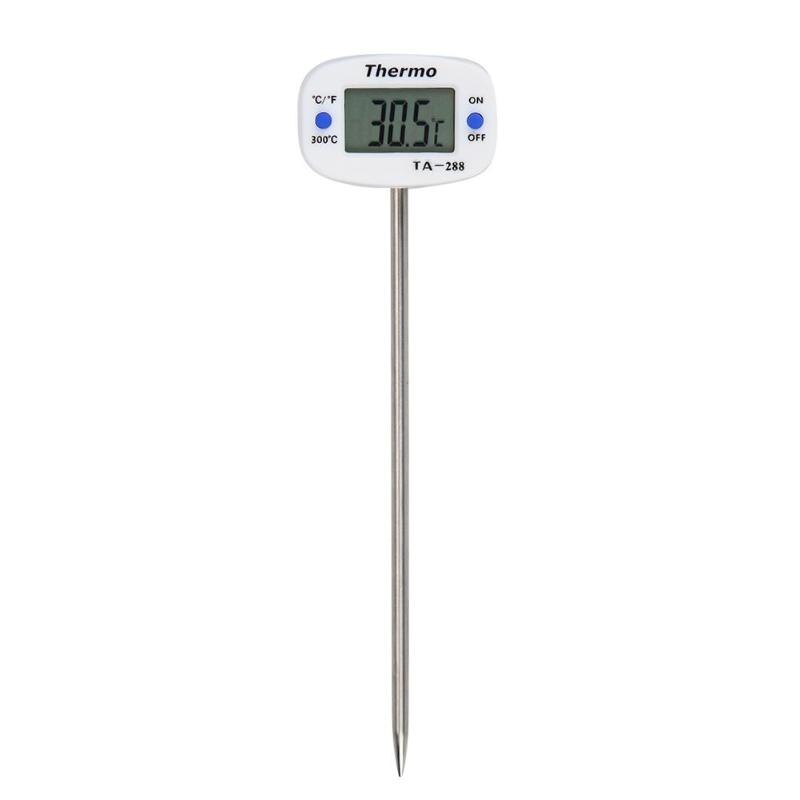 Probe Food Thermometer LCD Electronic Digital BBQ Meat Cooking Temperature Tool Kitchen Thermometer - 50 ~ 300 Degree