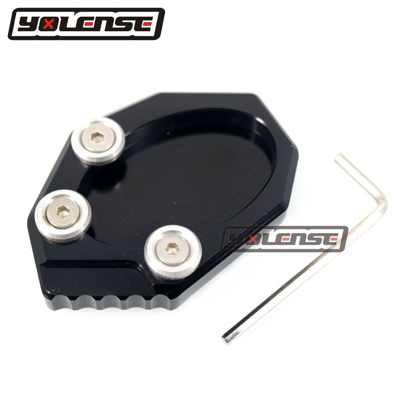 Voor KAWASAKI Versys 650 Versys650 KLX250 KLX 250 Motorfiets Kickstand Voet Side Stand Extension Ondersteuning Plaat Pad