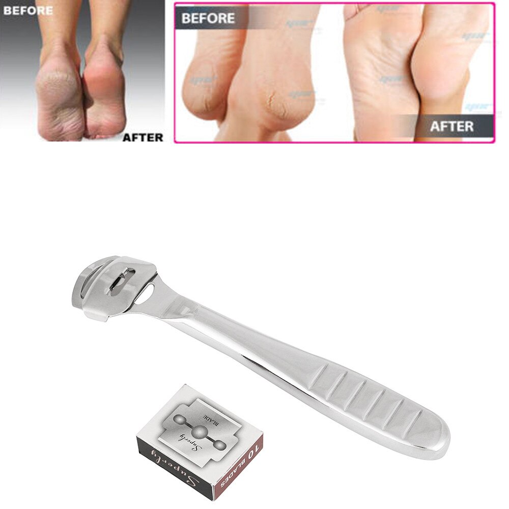 1 PC Stainless Tools Hard Dead Skin Remover Cutter Shaver Trimmer Pedicure Callus Blade Foot Caring Sale1j11