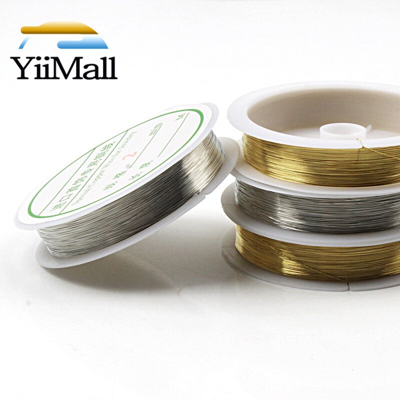 0.2-1mm Copper Wire Beading Cord String Jewelry Findings DIY String For Jewelry Making Necklace Bracelet