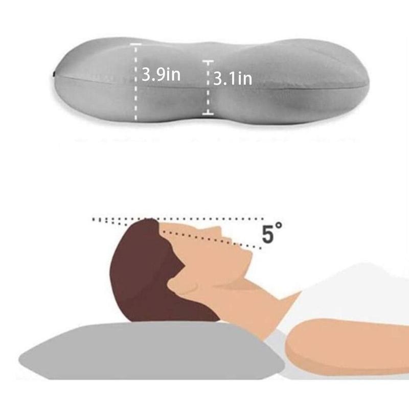 Oreiller de sommeil tout rond nuage oreiller cou soutien oreiller en forme de papillon oreiller ergonomique en mousse doux orthopédique oreiller cervical
