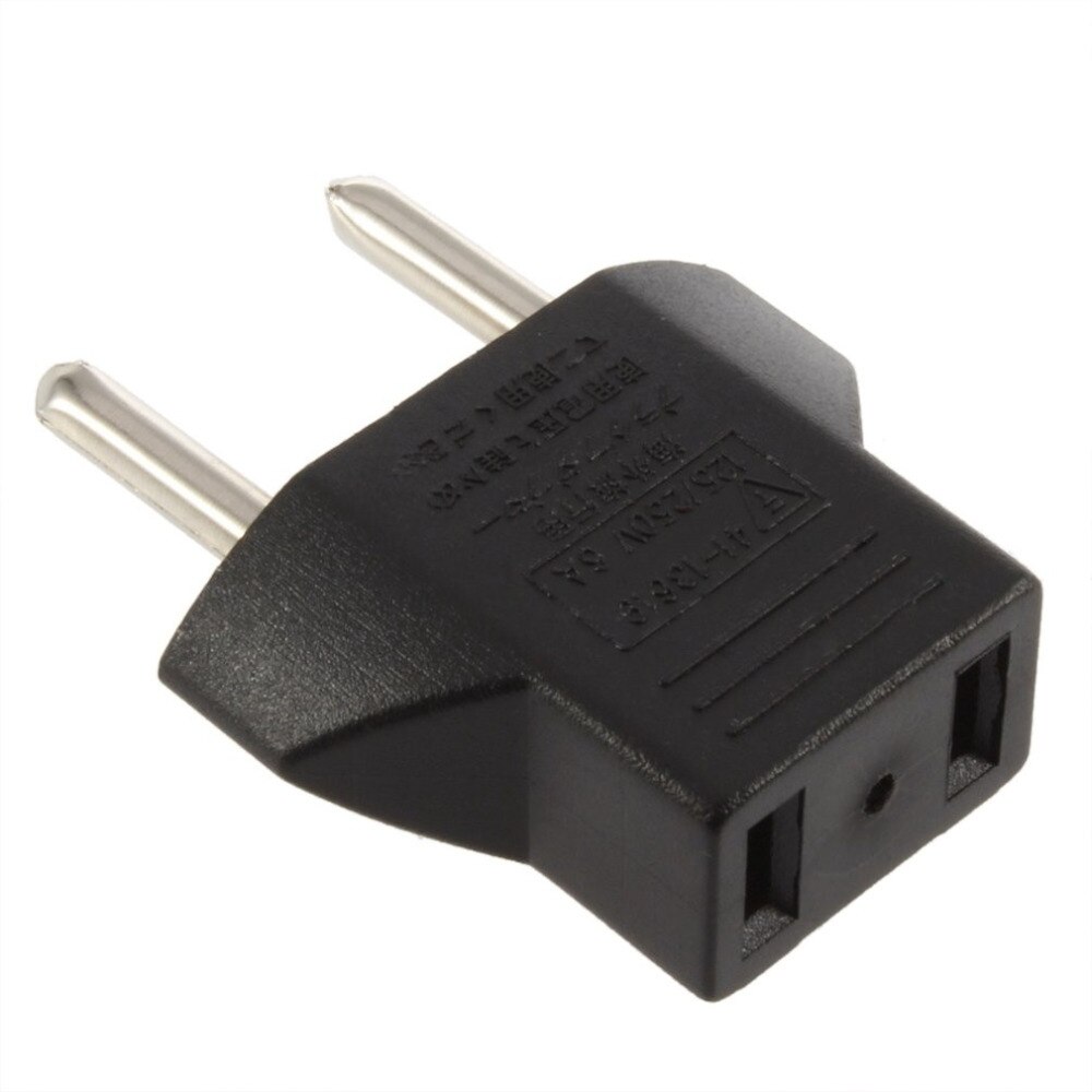 1pcs EU Plug Adapter 2 Pin to EU 2 Round Pin Plug Socket Eletronic Digital European plug adapter