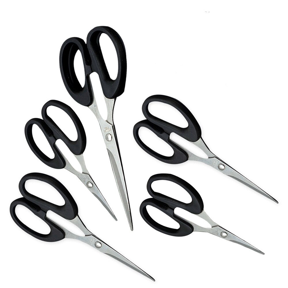 Durable Stainless Steel Household Scissors Office Paper-cut Scissors Sharp Shears Students DIY Scissor Tool Kitchen Scissors