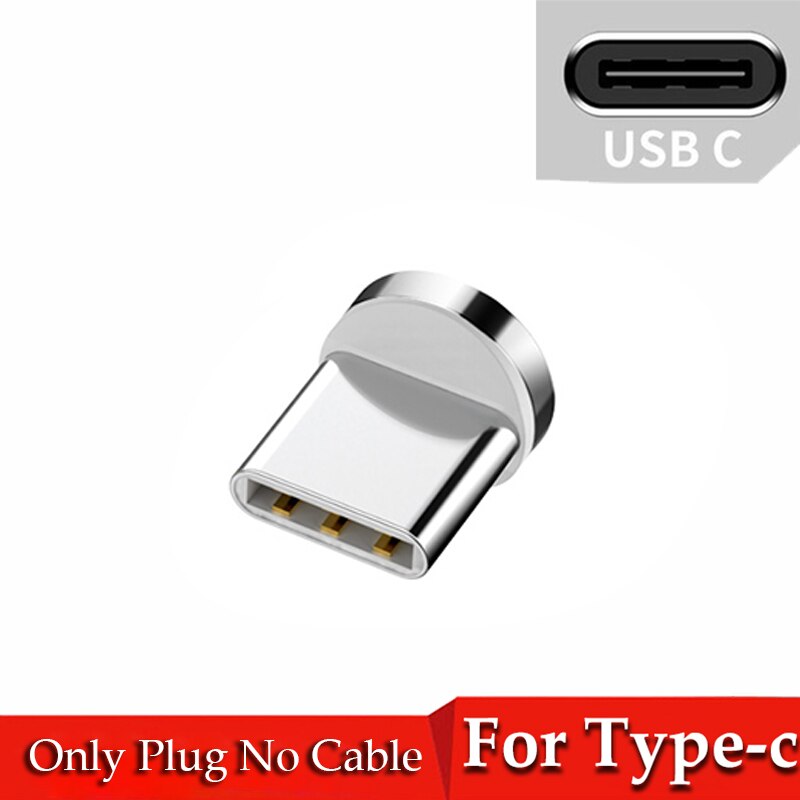 3A Magnetische Frühling Kabel schnell aufladen 3,0 Versenkbare Mikro USB Ladegerät Typ C Schnelle Ladung Für Xiaomi Samsung Huawei Android: nur Typ-C Stecker