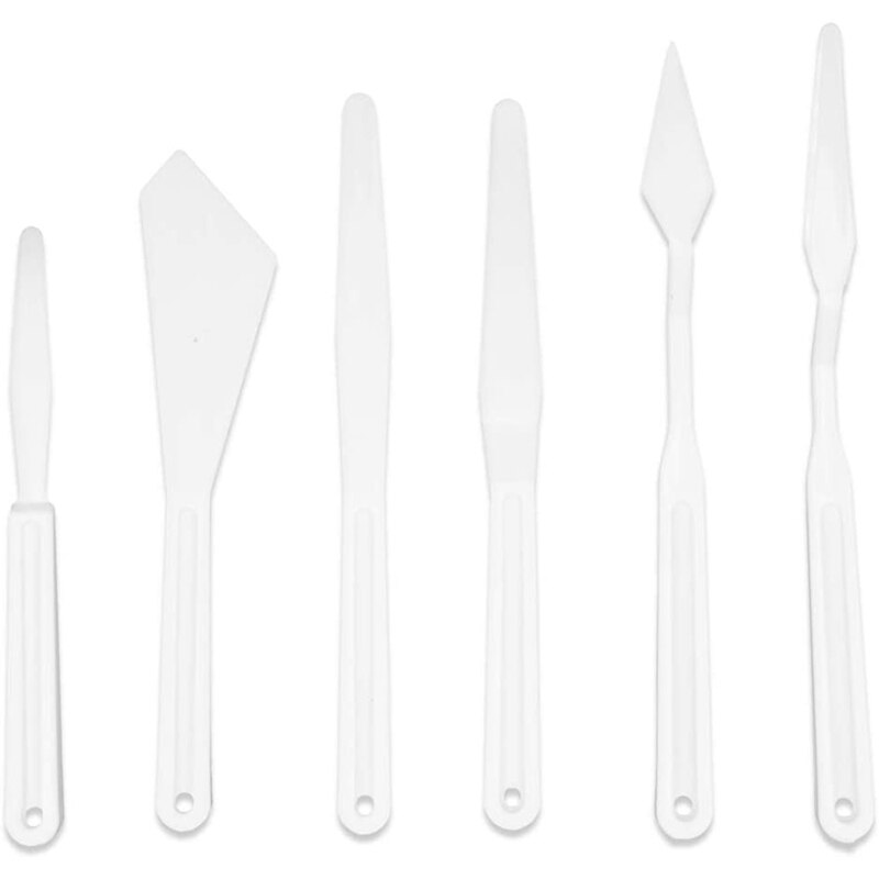 Verf Palet En Schilderen Mes Set, Inclusief 3 Verf Trays En 6 Verf Messen, art Supplies Voor Schilderen Party