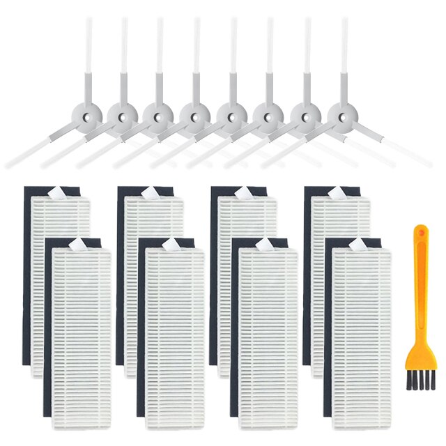 Principal escova lateral hepa filtro mop pano peças de reposição para xiaomi mijia g1 mjstg1 mi robô vácuo-mop acessórios essenciais: Verde exército