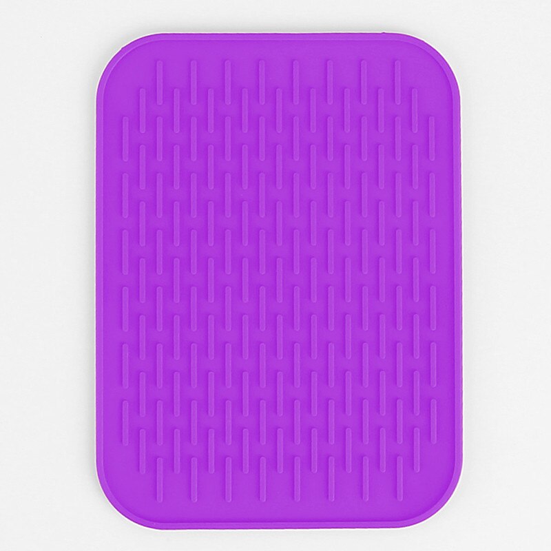 2022 9 Colors Silicone Mat Baking Dish Oven Heat Insulation Pad Bakeware Non-stick Thick Pad Mats Kitchen Accessories: purple