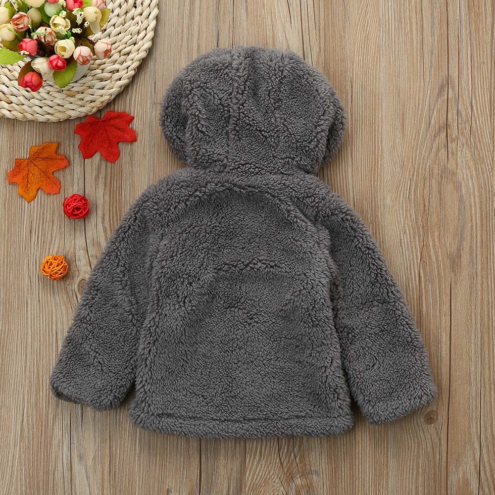 ARLONEET automne hiver -né bébé filles CartoonFur manteau à capuche enfants veste Outwear quotidien coton vêtements