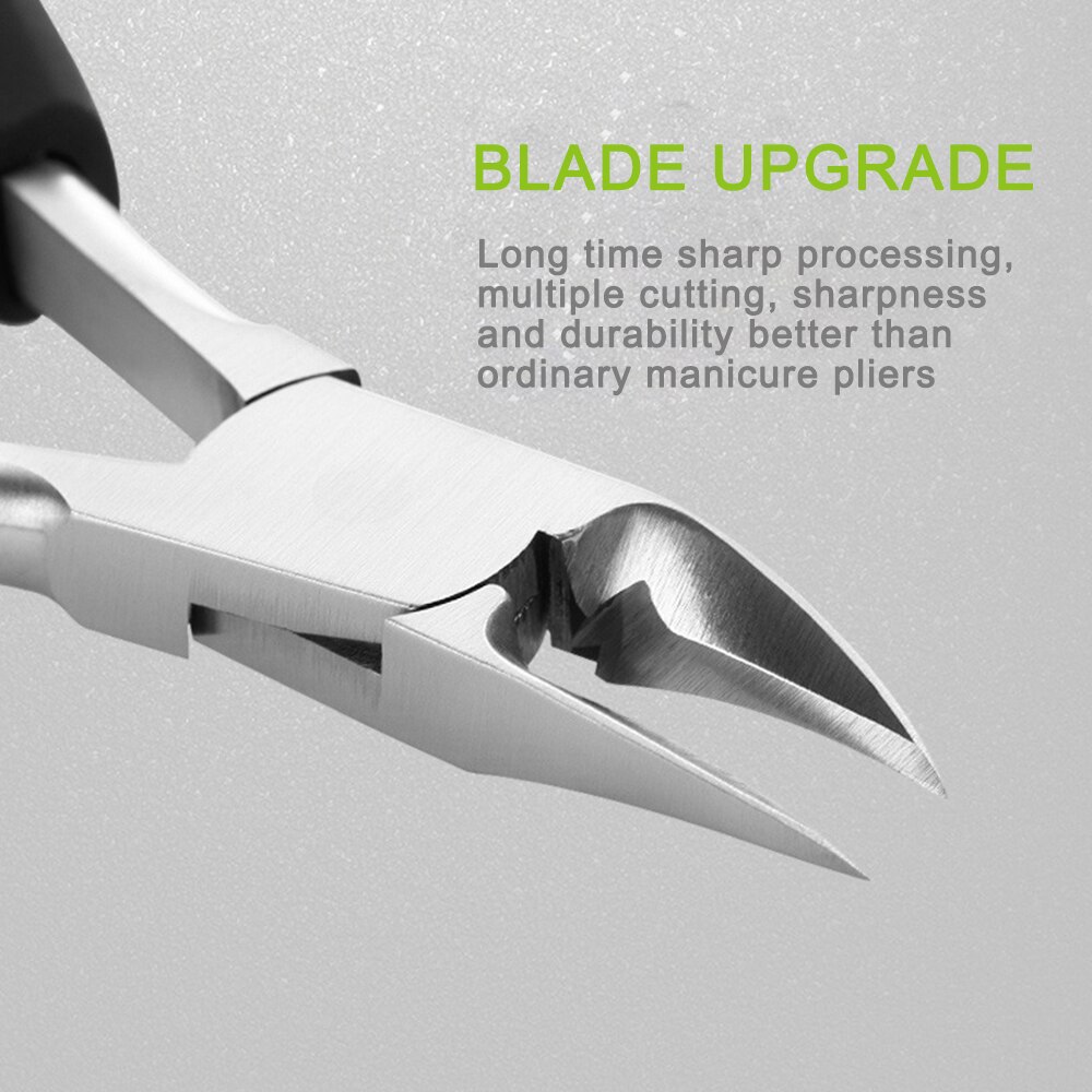 Pinzas para cortar las uñas de los dedos, fórceps para cortar las cutículas, instrumentos de cuidado de los pies para manicura y pedicura