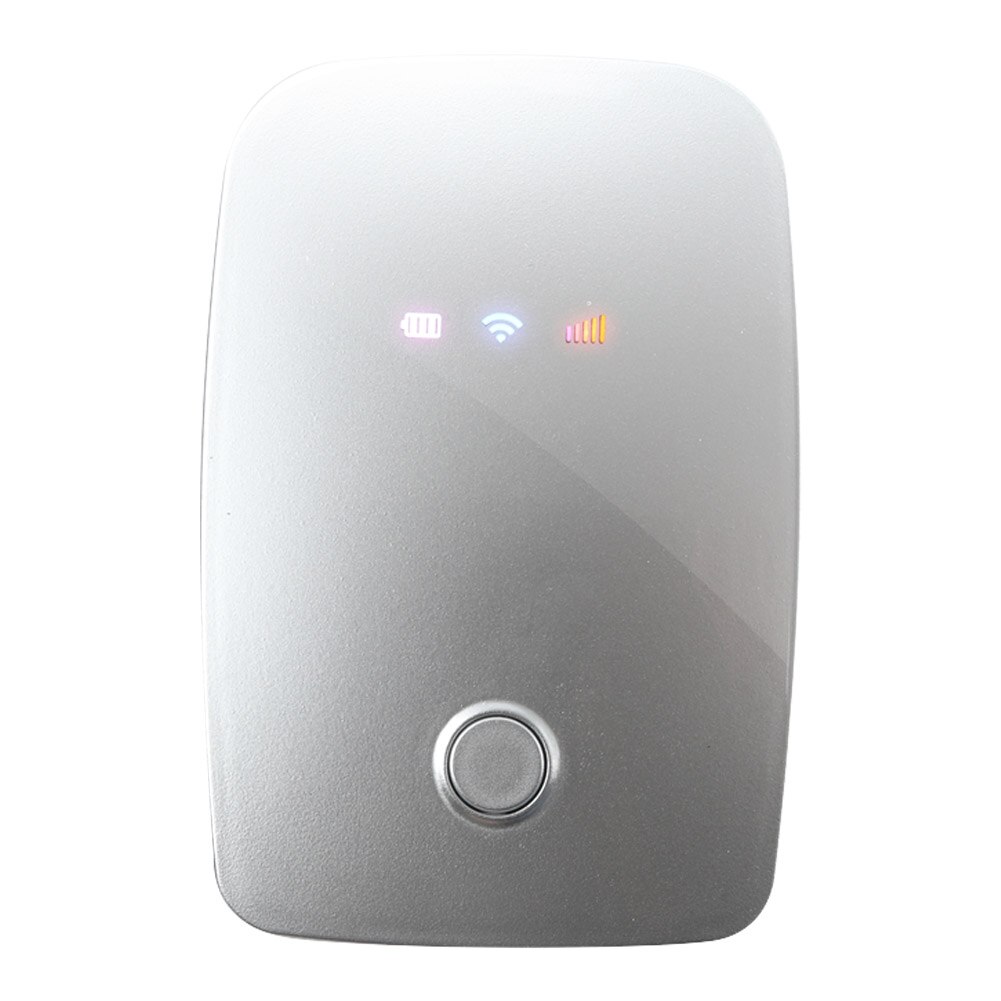 Højhastighedsforlænger bærbar tf-kort wifi router modemlomme mobilt hotspot rejse udendørs 100 mbps 4g lte trådløst bredbånd: Grå