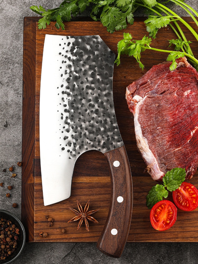 Handmade Butcher Knife Master High Hardness Forged Knives Chopping Slicing Chef Kitchen Knives Utility Cooking Kitchen Knife