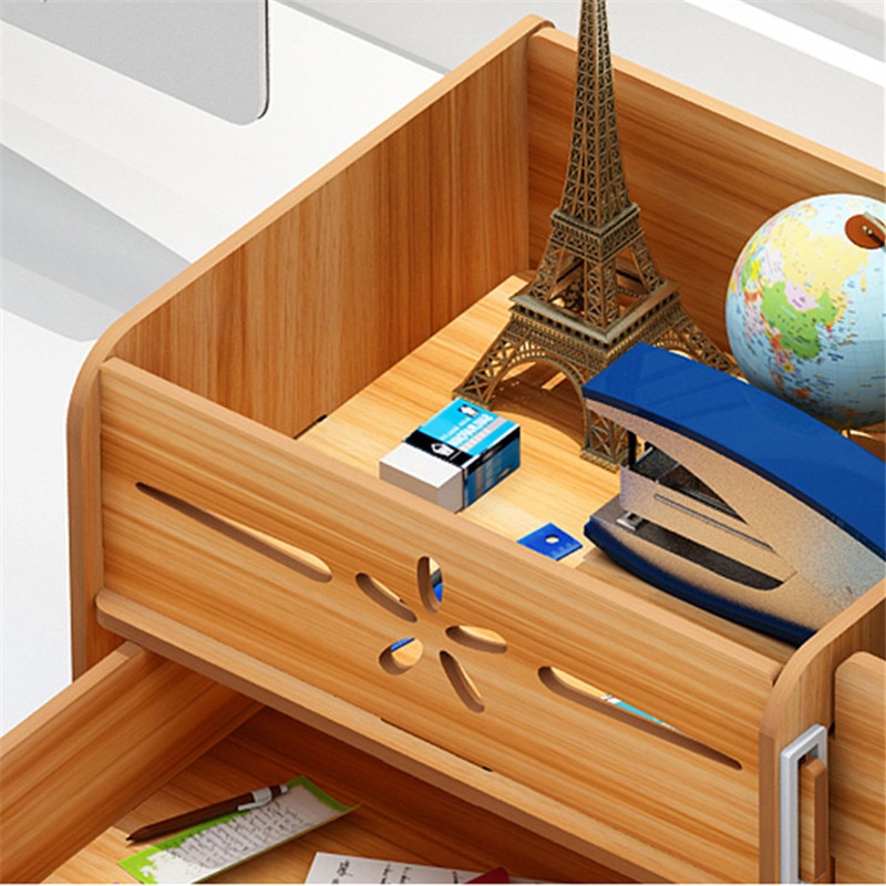 Ayane Pen pencil holder Receiving Box Desktop Learning Penholder Office desk organizer storage rack supplies wood