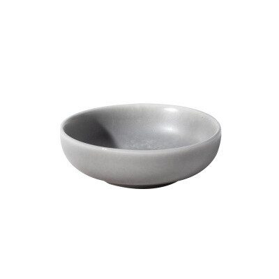 Nordic Eenvoudige Keramische Servies Ronde Grijs Marmer Servies Restaurant Fruit Salade Dessert Kommen En Borden Set Keuken Bar: 8.5 x 8.5 x 3 cm