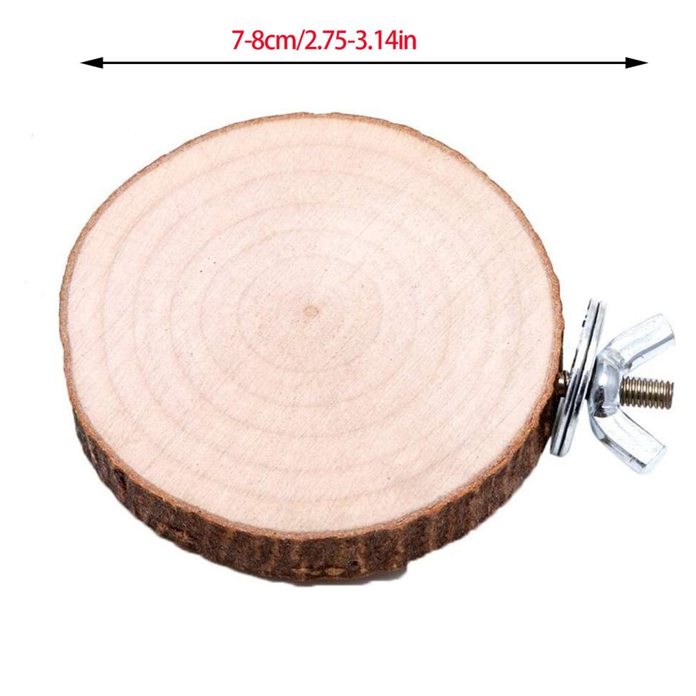 Diagonalskåret træbåd springbræt papegøje stand bord miljøbeskyttelse holdbar naturlig træbåd: Default Title