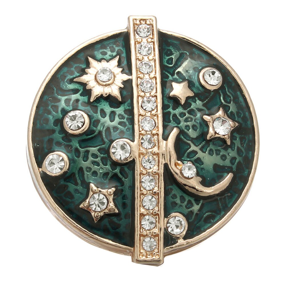 6 pièces/lot gros bouton pression bijoux mixte métal 18mm bouton pression strass pour 20mm 18mm bouton pression Bracelet bijoux