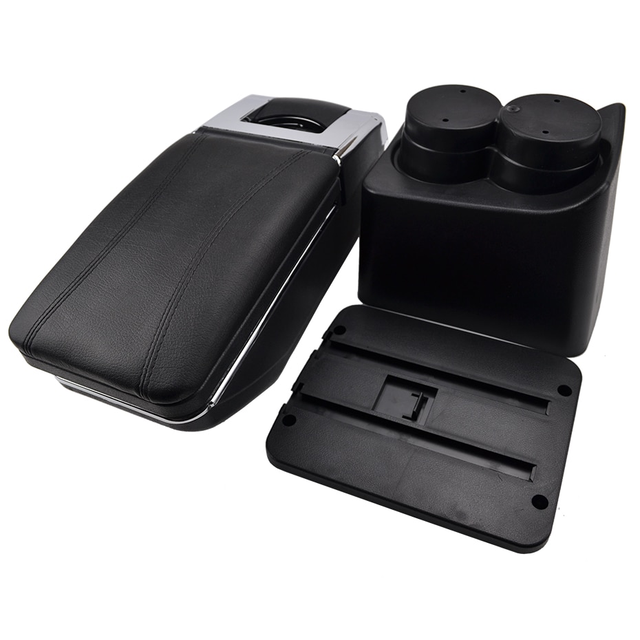Arm Rest Rotatable For VW Polo Mk4 2002 Polo Vivo - Center Centre Console Storage Box Armrest 2003 2004 2005 2006 2007