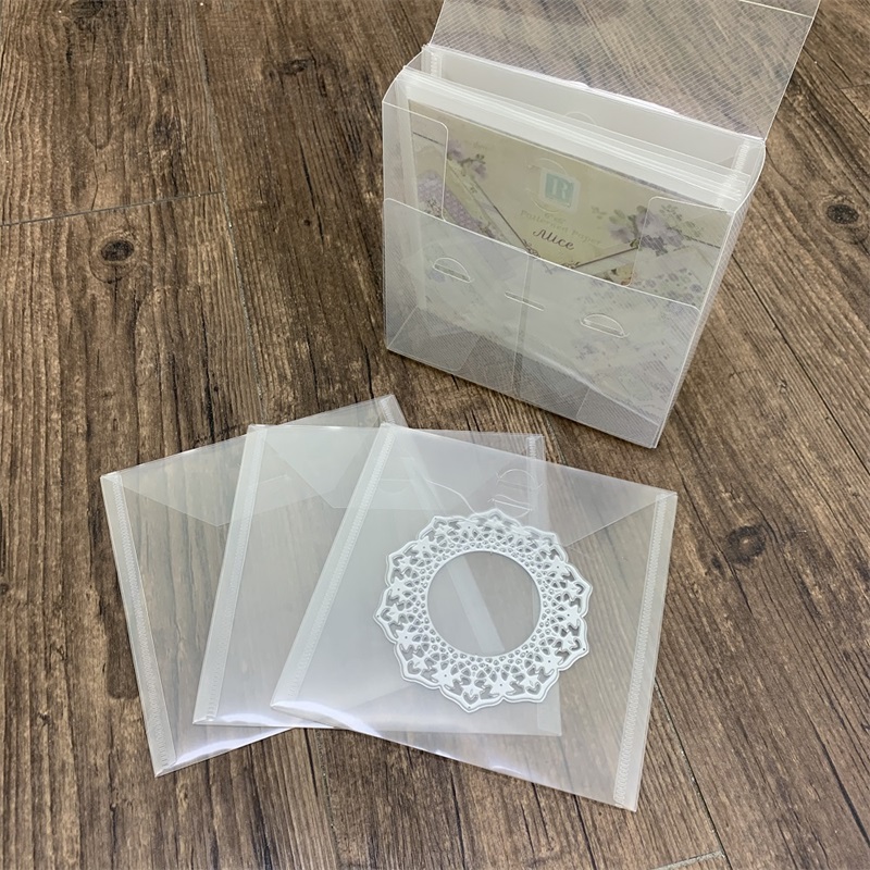 Clear Storage Bag/ Box Set Used to Store Handicraft Metal Cutting Die And Handicraft Auxiliary Tools.