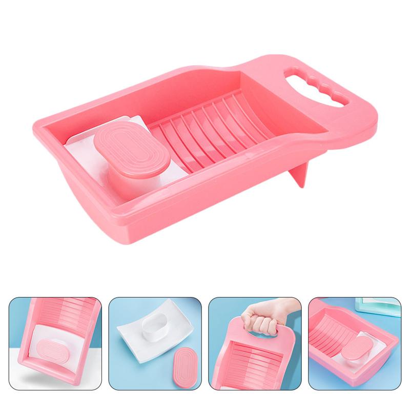 1 Set Of Home Underwear Washboard Clothes Washing Board Scrubbing Board