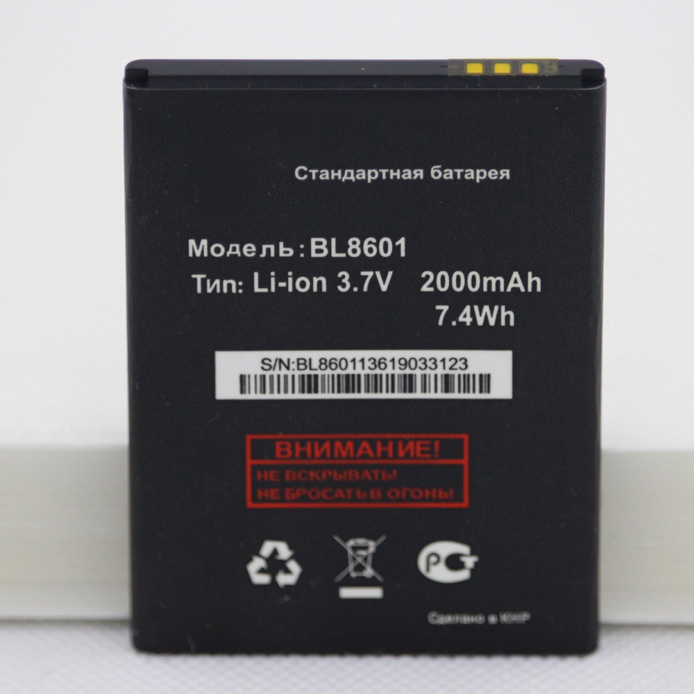 Li-Ion Batterij voor FLY IQ4505 BL8601 2000 mah Mobiele Telefoon vervangende batterij met