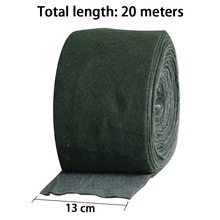 Isolering, åndbar, kold, grøn, indpakket træ, trævedligeholdelse, koldviklet plantebandage , 78 tommer  / 200 cm fd