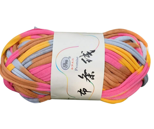 Tira de hilo de tela colorida gruesa para tejer a mano, 100g/cm de ancho de 2,8 bola, hilo de ganchillo para DIY, hilo de cesta de alfombra hecho a mano: 10