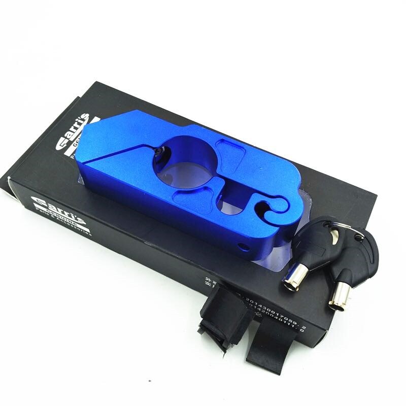 Universal Motorcycle Handle Throttle Grip Security Lock with 2 Keys to Secure a Bike, Scooter, Moped or ATV