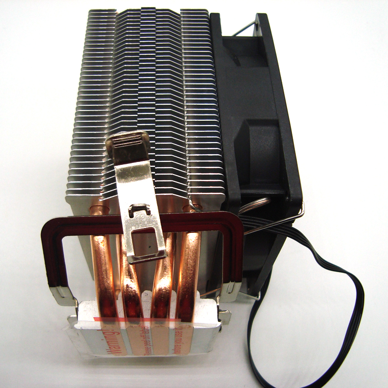 4 Heatpipes CPU cooler for AMD Intel 775 1150 1151 1155 1156 1366 CPU radiator 90mm 4pin cooling LED fan PC quiet