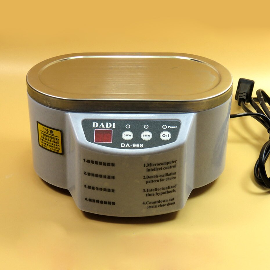 Smart Ultrasone Reiniger Rvs Ultrasound Wave Wassen Voor Sieraden Glazen Ultrasound Bad Machine