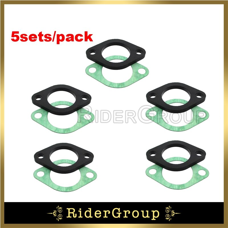 28mm Intake Manifold Spacer Insulator Gasket For Pit Dirt Bike Moped Scooter.