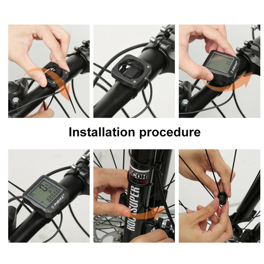 Waterproof Bicycle Computer Wireless And Wired MTB Bike Cycling Odometer Stopwatch Bike Speedometer Watch LED Digital Display