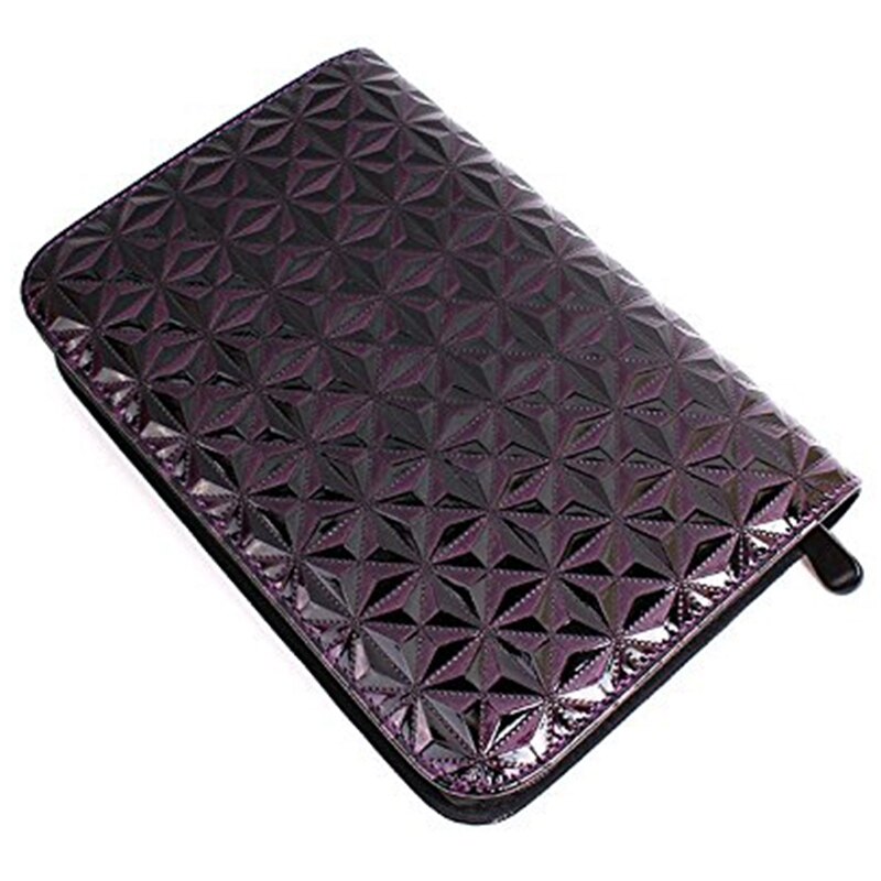Haarschere Tas Halter - Barber Pouch mit Rautensteppung - Für Friseure & Salons: Lila