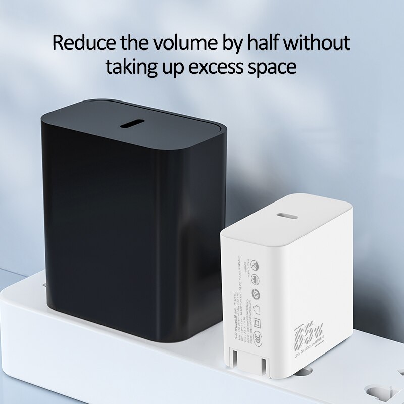 ILEPO-cargador USB Mini GaN de 65W, dispositivo de carga rápida 4,0, 3,0, PD3.0, para iPhone 13, 12, 11, 8 Pro Max, portátil, Macbook