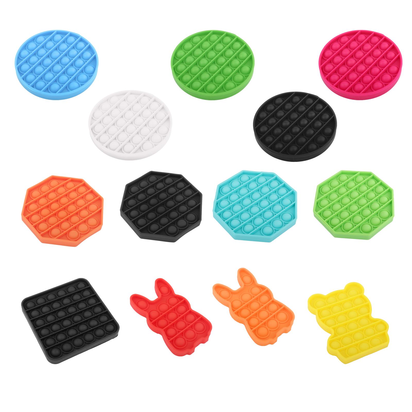 Siliconen Push Bubble Fidget Zintuiglijke Speelgoed Speciale Behoeften Stress Reliever Druk Squeeze Zintuiglijke Speelgoed
