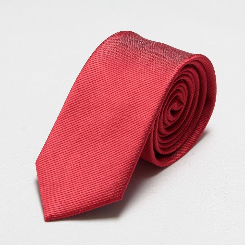 men ties novelty mens neck Slim Tie Turquoise blue neckties cravat ascot solid color wedding business: Red