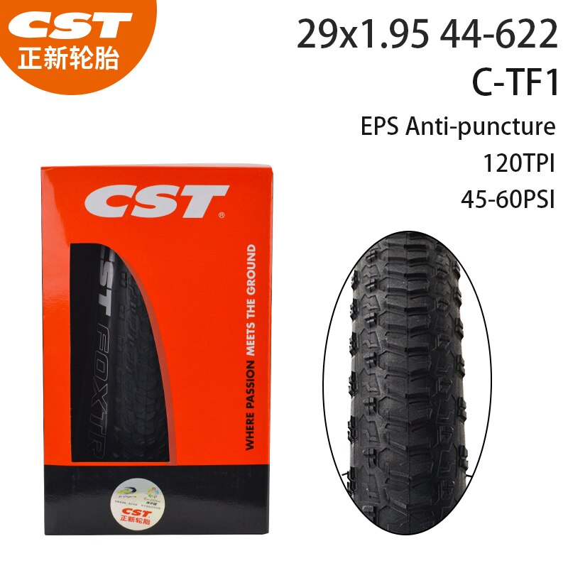 CST C-1870-neumáticos ultraligeros para bicicleta de montaña y carretera, llantas plegables de competición, resistentes a puñaladas, 29x1,95, 27,5x1,95, 26x1,95, C-FT1: C-TF1 29x1.95