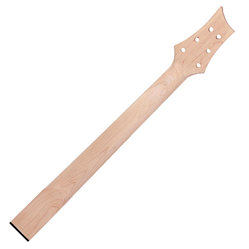 Novedad, 1 Uds., mástil de guitarra de madera sólida de arce 22 trastes, varilla de braguero de 24,75 pulgadas para guitarra eléctrica, Color negro