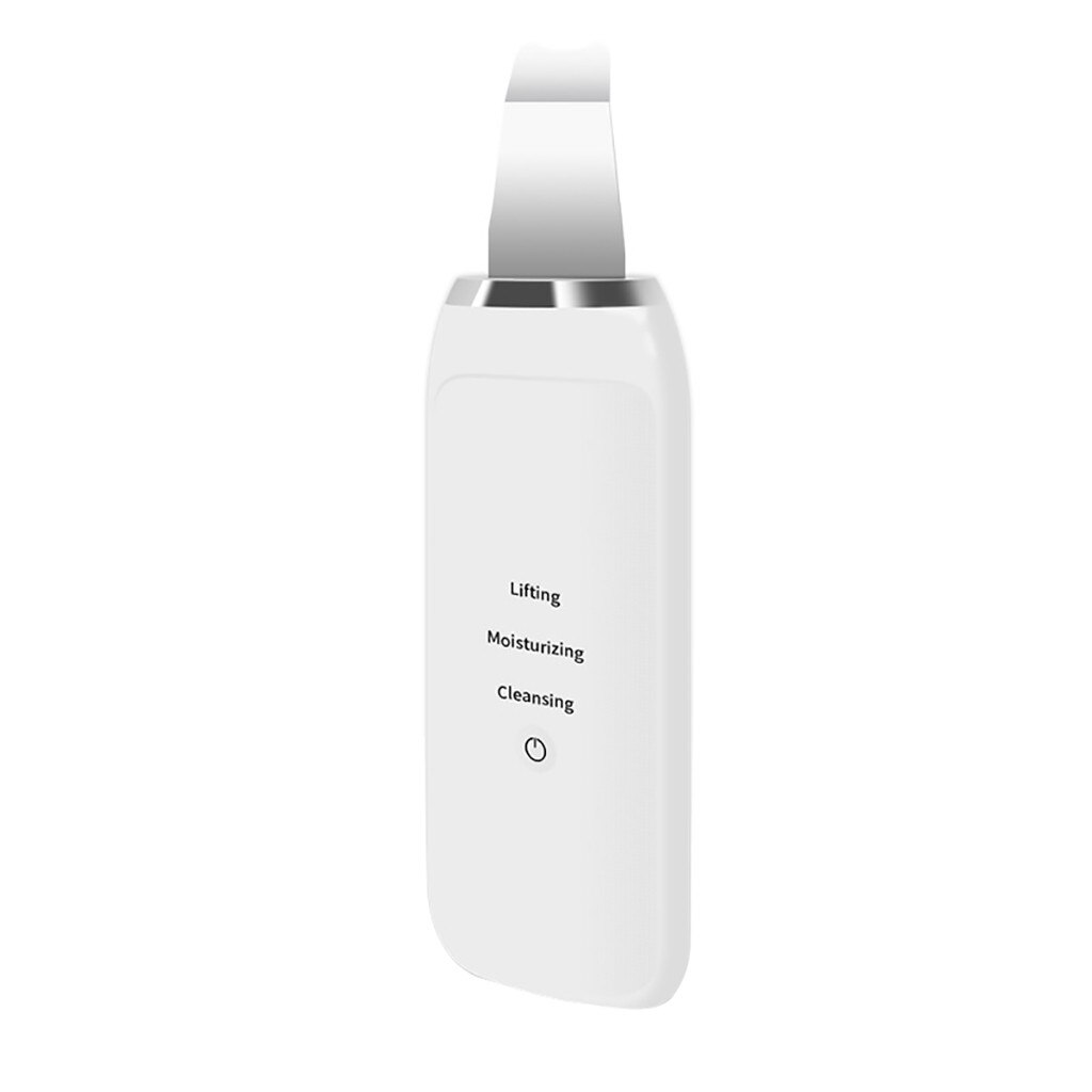 Ultra sonic Exfoliant Peau Scr-caoutchouc Nettoyeur de Pores Pour Le Visage Nettoyage Du Visage Cheveux Tondeuses Réduit Assombrissement L'acné Peau Morte: Default Title