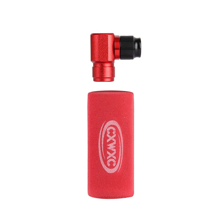 Cxwxc Fiets CO2 Luchtpomp Mini Draagbare Schrader Presta Adapter Co2 Bicicleta Snelle Tire Inflator Fietsen Mtb CO2 Cartridge: P10-Red