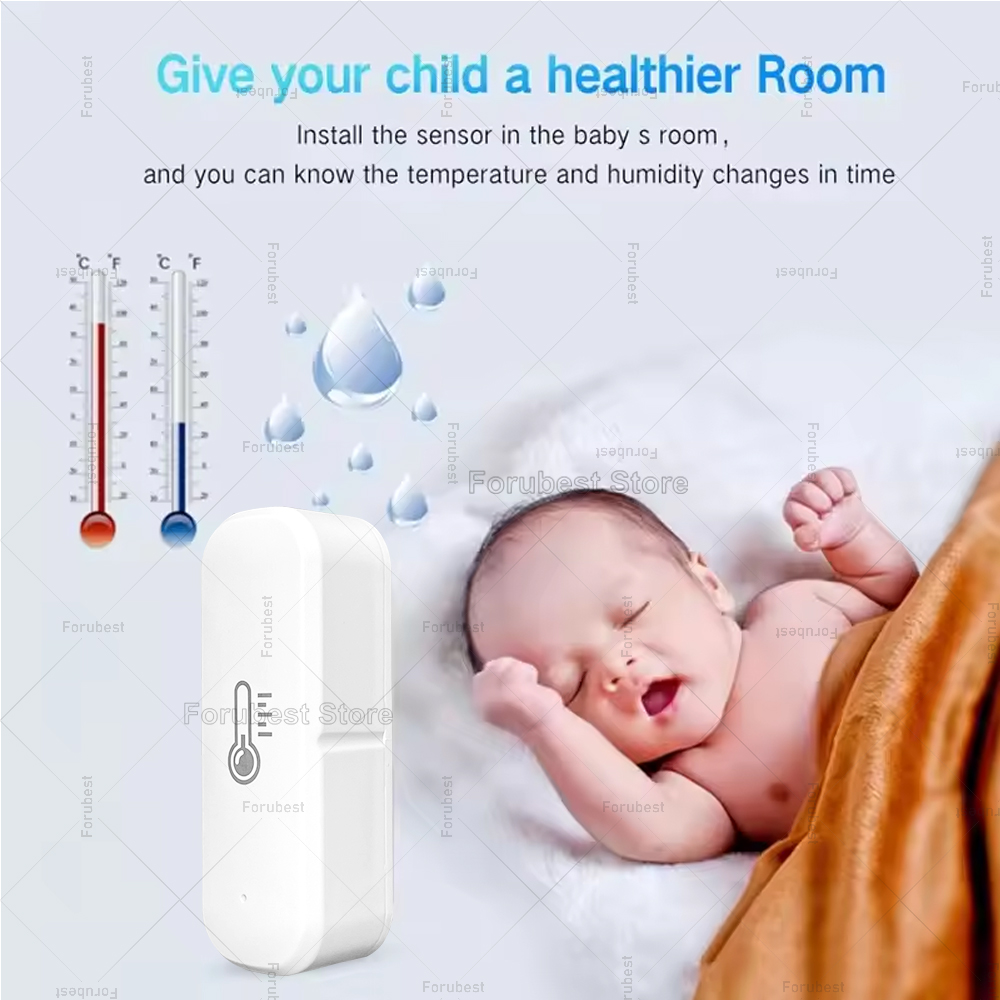 Ewelink ZigBee Smart Temperature Humidity Sensor APP Remote Monitoring Thermometer Hygrometer Controller For Alexa Google Alice
