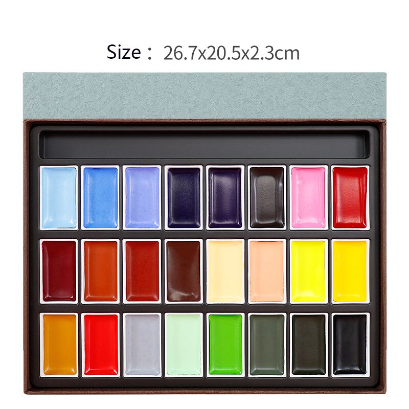 Artist level Solid Watercolor Paint Set for Painting Art Pigment Supplies