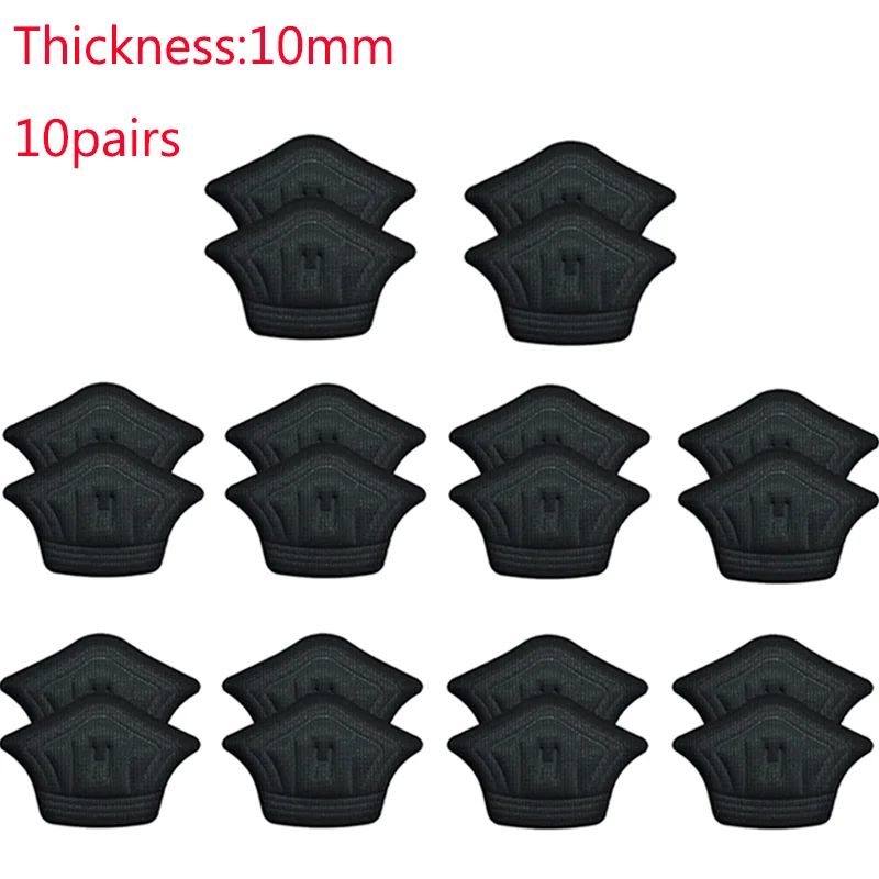 1-10 paia solette per scarpe patch tallone per scarpe sportive dimensioni regolabili piedi pad sottopiede protezione tallone adesivo posteriore scarpa pad: YELLOW