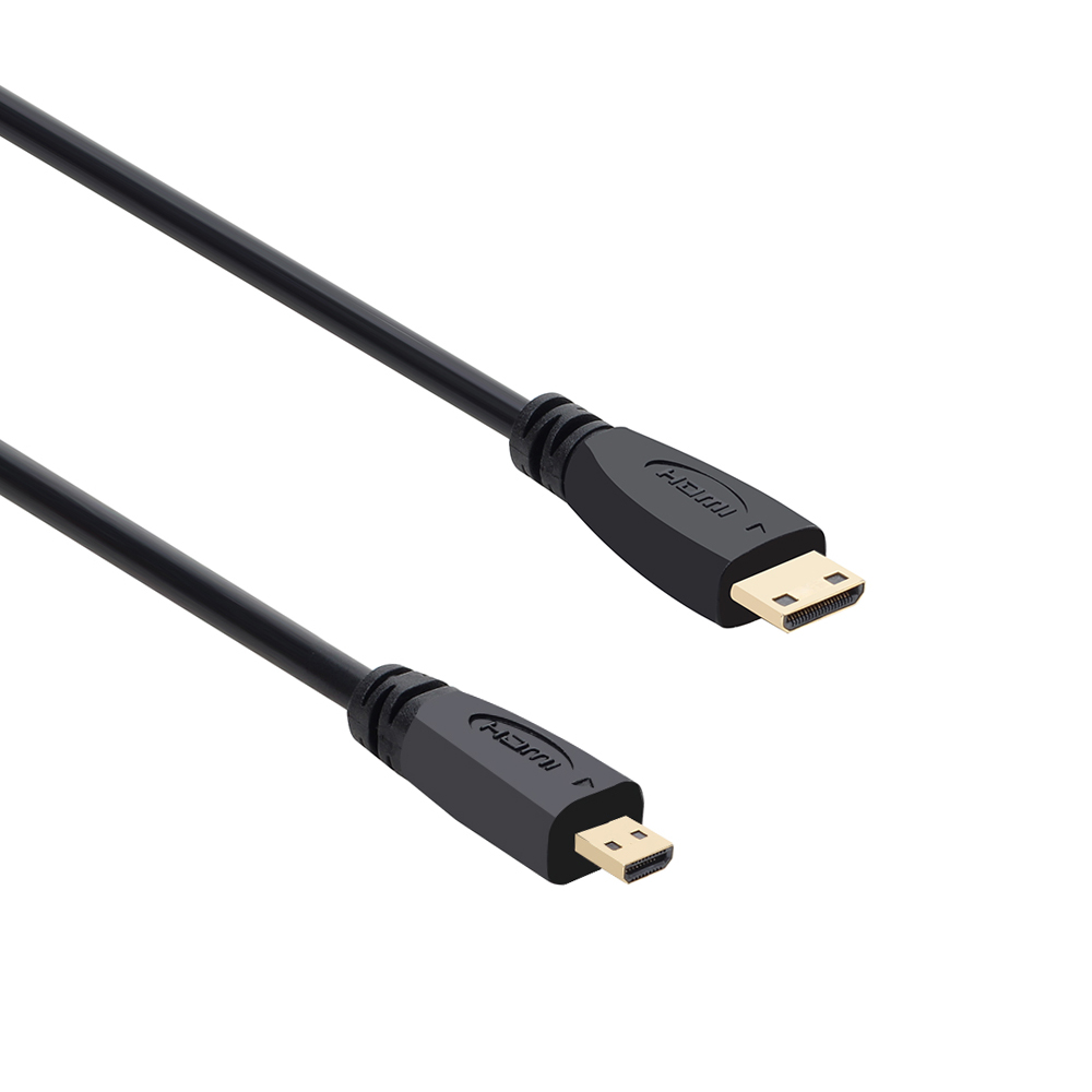 Câble de connexion Micro HDMI Mini HDMI, câble de Conversion vidéo HD Mini HD 0.3m 1m 1.8m