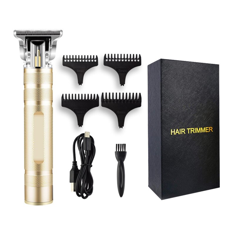 T9 Upgrade LED Electric Hair Clipper Set Baldheaded Cordless Men Shaver Beard Barber Trimmer Razor Rechargeable Cutting Machine: 03